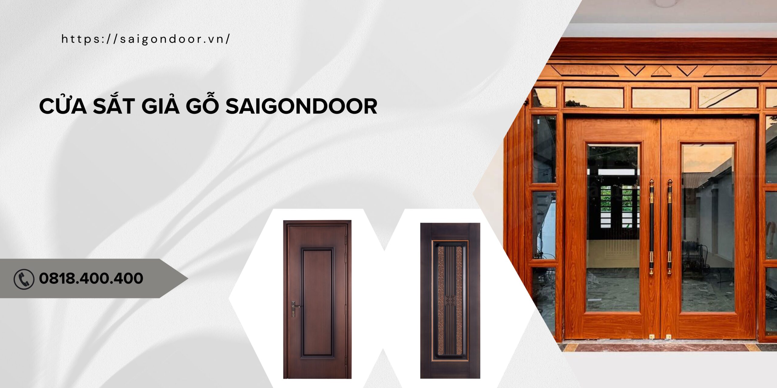 SaiGonDoor - Địa chỉ cung cấp cửa sắt giả gỗ tại Quận 3 uy tín