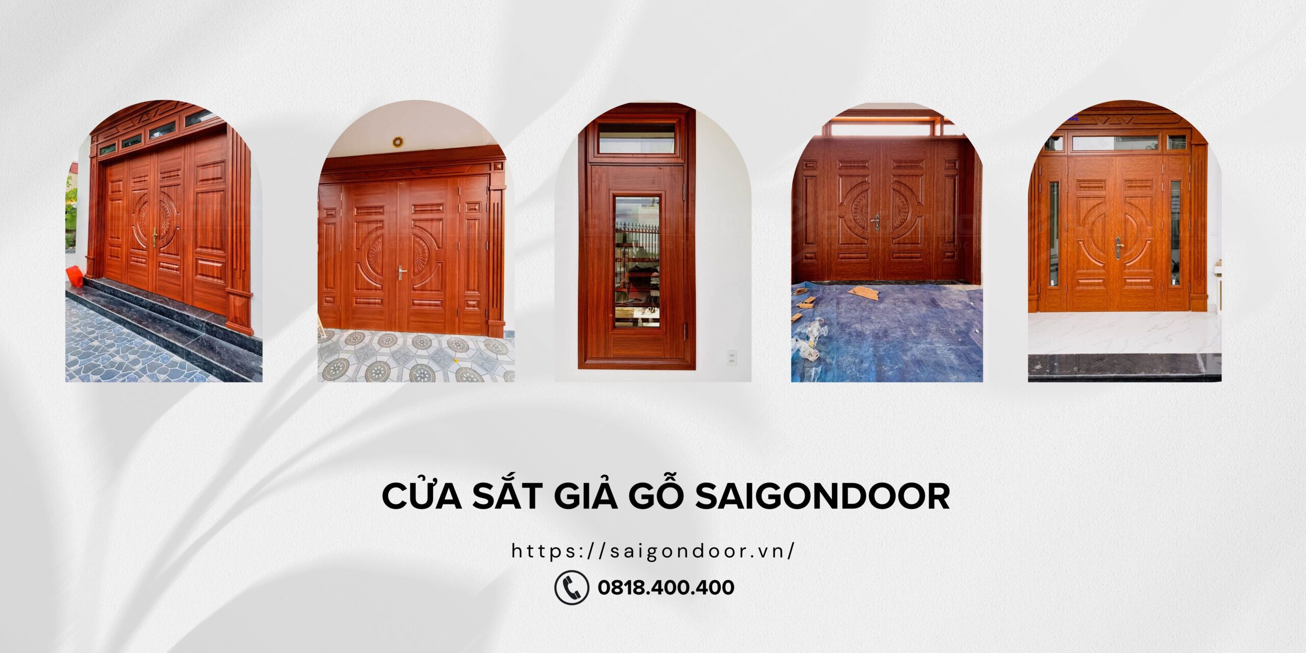 Thông tin về mẫu cửa sắt giả gỗ tại Quận 3