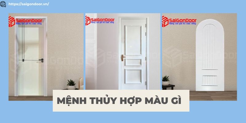 Màu trắng giúp gia chủ mệnh thủy hấp thụ năng lương tích cực