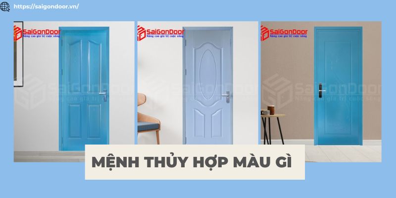 Xanh dương là màu sắc chủ đạo của người mệnh thủy